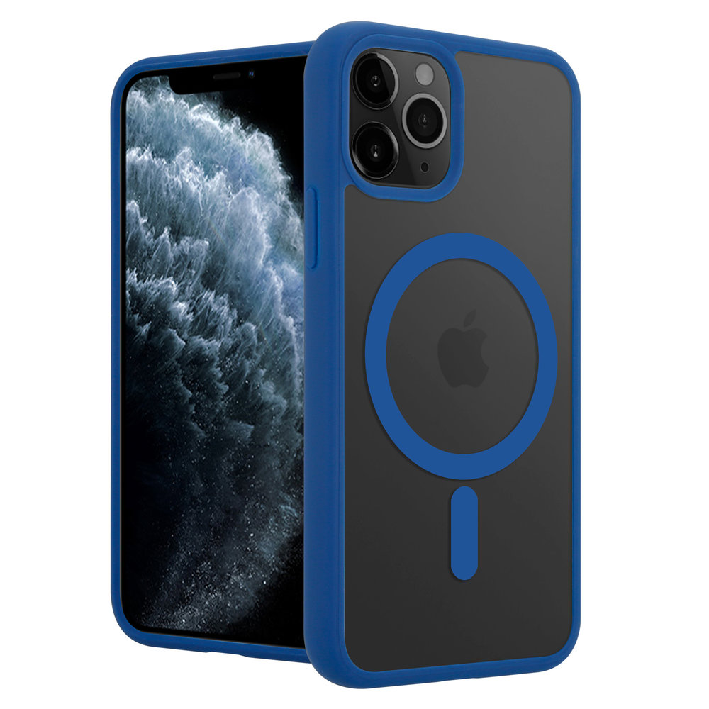 ShieldCase® ShieldCase iPhone 11 Pro Magsafe Hülle Transparenter farbiger Rand (Blau) ShieldCase® ShieldCase iPhone 11 Pro Magsafe Hülle Transparenter farbiger Rand (Blau)