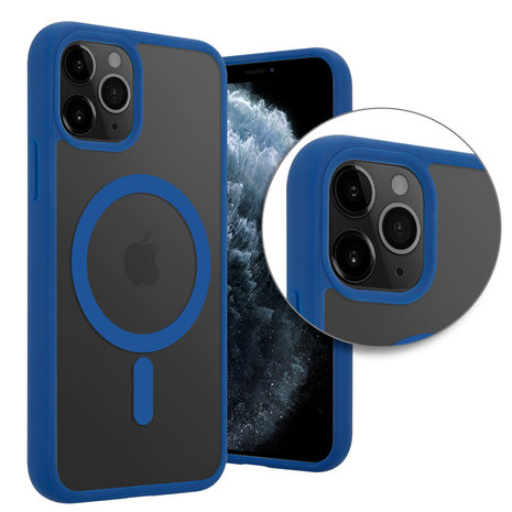 ShieldCase® ShieldCase iPhone 11 Pro Magsafe Hülle Transparenter farbiger Rand (Blau) ShieldCase® ShieldCase iPhone 11 Pro Magsafe Hülle Transparenter farbiger Rand (Blau)