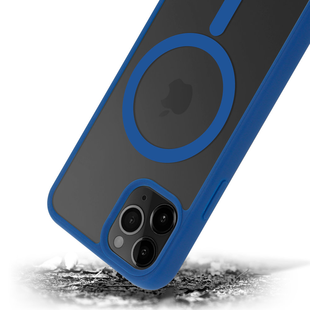 ShieldCase® ShieldCase iPhone 11 Pro Magsafe Hülle Transparenter farbiger Rand (Blau) ShieldCase® ShieldCase iPhone 11 Pro Magsafe Hülle Transparenter farbiger Rand (Blau)