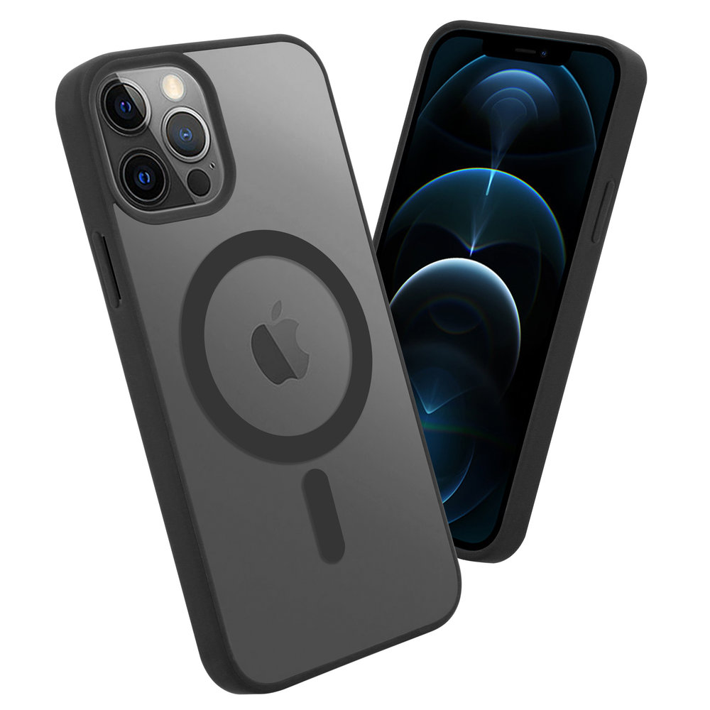 ShieldCase® ShieldCase iPhone 12 Pro Max Magsafe Hülle Transparenter farbiger Rand (Schwarz) ShieldCase® ShieldCase iPhone 12 Pro Max Magsafe Hülle Transparenter farbiger Rand (Schwarz)