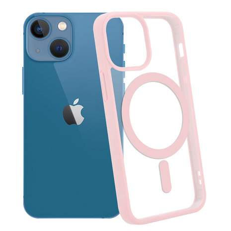 ShieldCase® ShieldCase iPhone 13 Mini Magsafe Hülle Transparenter farbiger Rand (Rosa) ShieldCase® ShieldCase iPhone 13 Mini Magsafe Hülle Transparenter farbiger Rand (Rosa)
