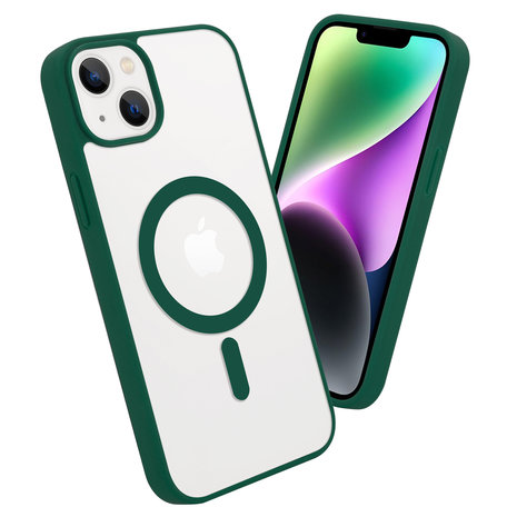 ShieldCase® ShieldCase iPhone 14 Plus Magsafe Hülle Transparenter farbiger Rand (Grün) ShieldCase® ShieldCase iPhone 14 Plus Magsafe Hülle Transparenter farbiger Rand (Grün)
