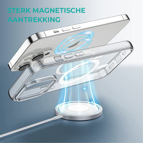 ShieldCase® ShieldCase iPhone 14 Pro Max Transparente Hülle Magsafe kompatibel