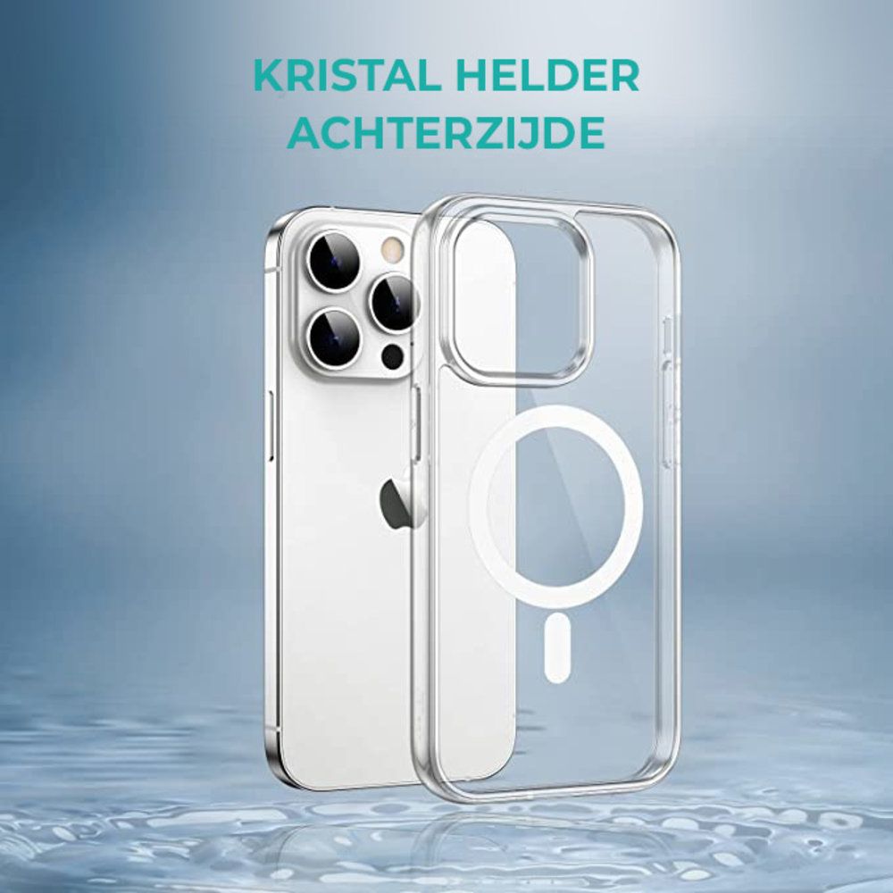 ShieldCase® ShieldCase iPhone 14 Pro Max Transparente Hülle Magsafe kompatibel