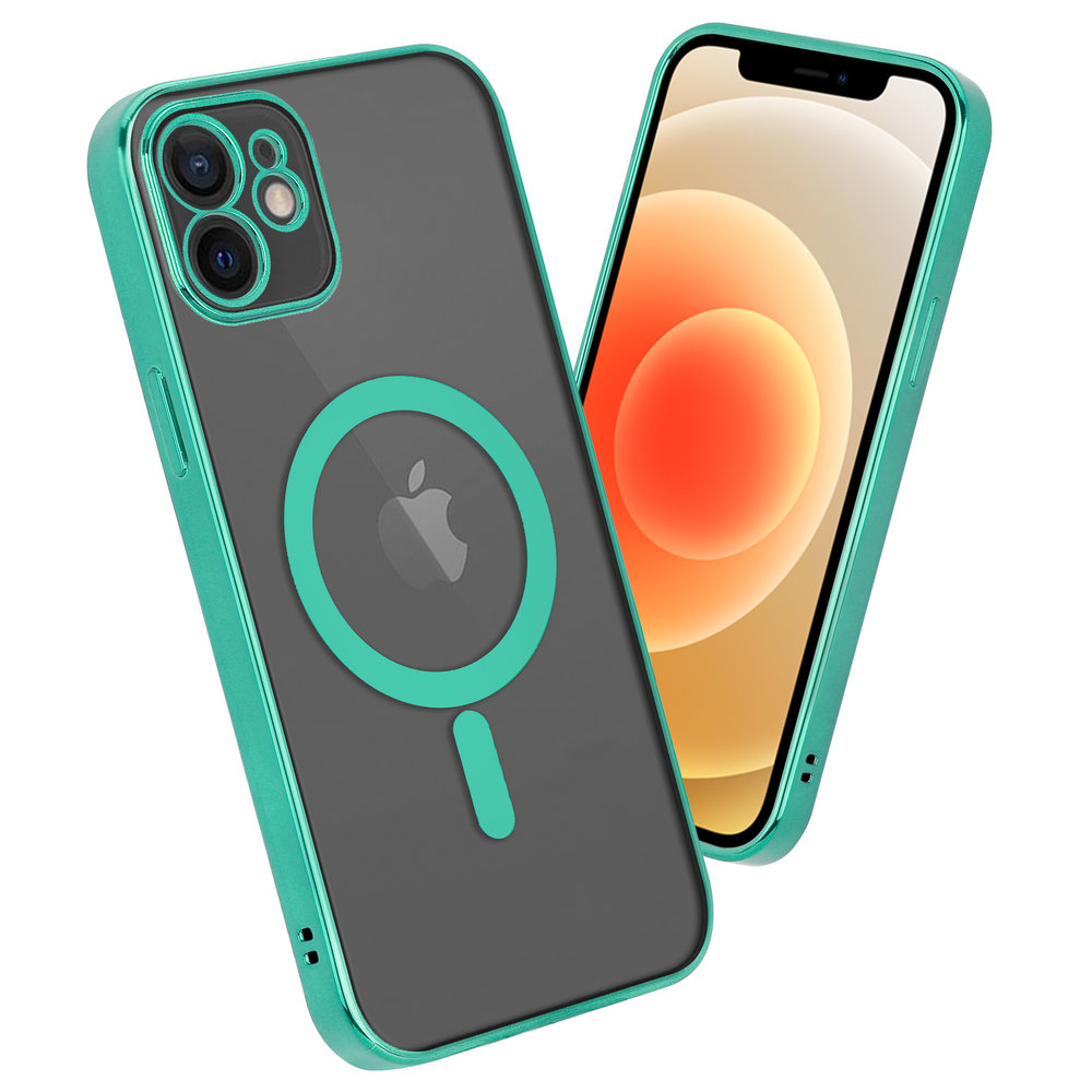ShieldCase® ShieldCase iPhone 12 Hülle Transparent Magsafe Metallbeschichtung (Grün) ShieldCase® ShieldCase iPhone 12 Hülle Transparent Magsafe Metallbeschichtung (Grün)
