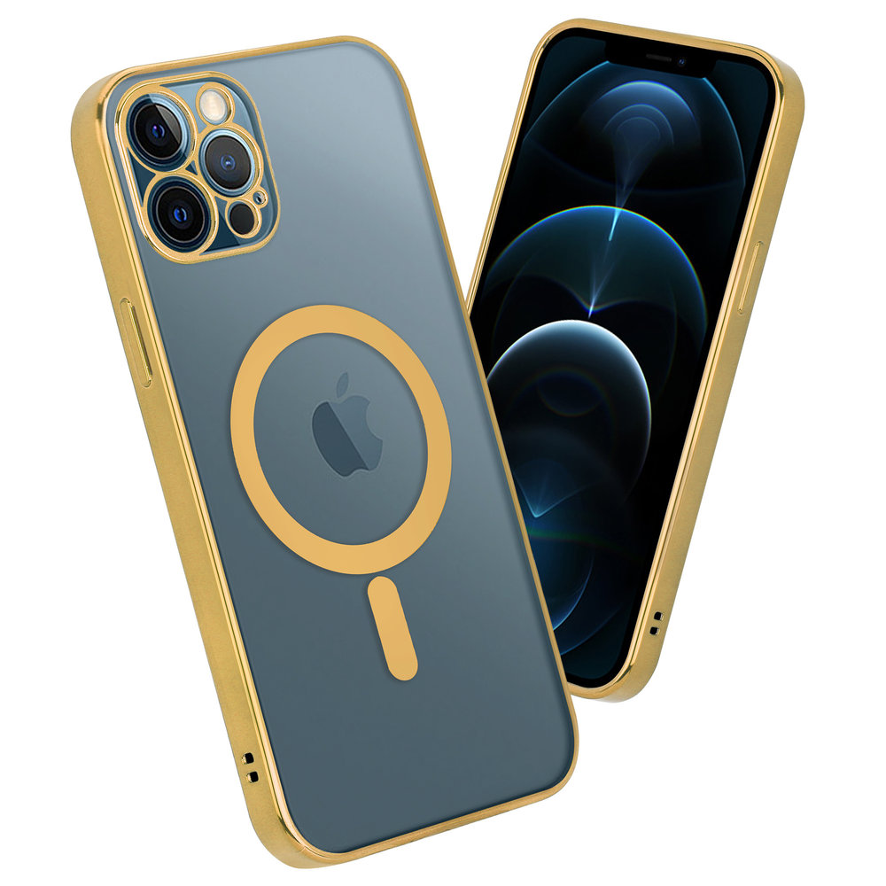 ShieldCase® ShieldCase iPhone 12 Pro Hülle Transparent Magsafe Metallbeschichtung (Gold) ShieldCase® ShieldCase iPhone 12 Pro Hülle Transparent Magsafe Metallbeschichtung (Gold)
