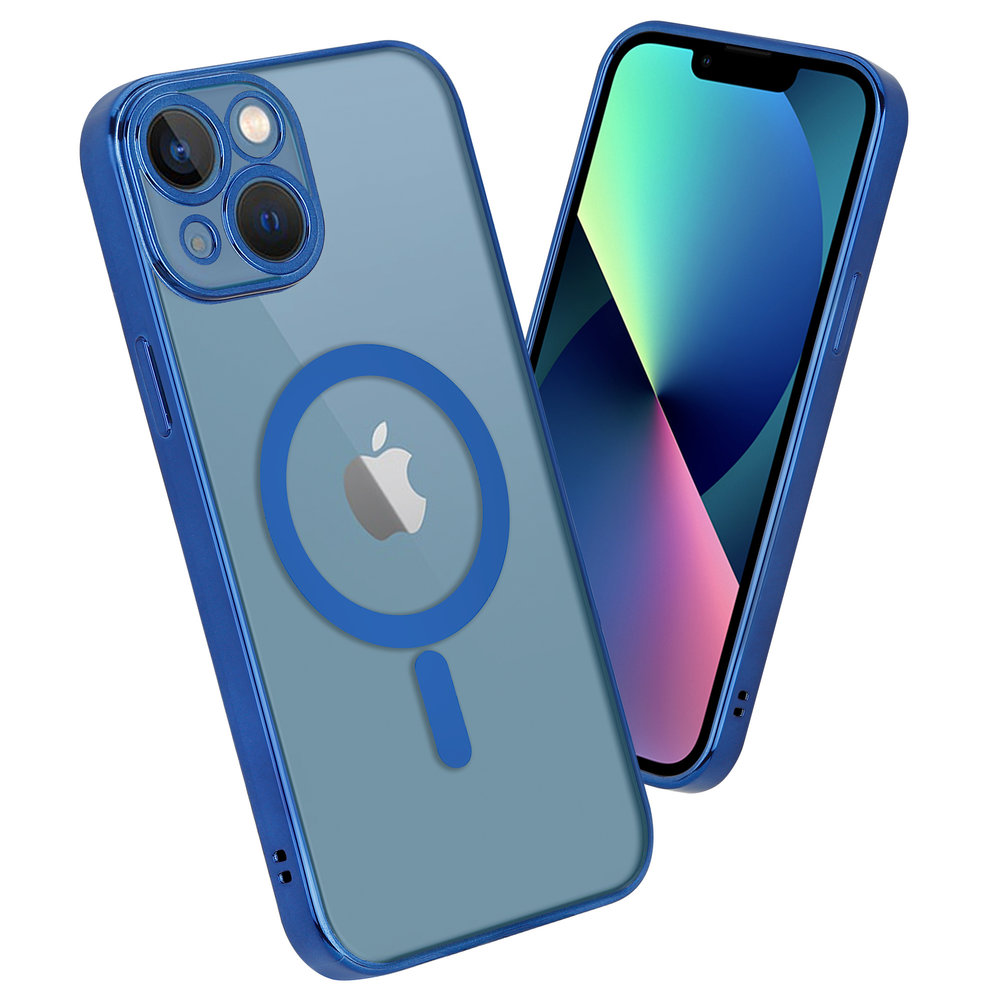 ShieldCase® ShieldCase iPhone 13 Hülle Transparent Magsafe Metallbeschichtung (Dunkelblau) ShieldCase® ShieldCase iPhone 13 Hülle Transparent Magsafe Metallbeschichtung (Dunkelblau)