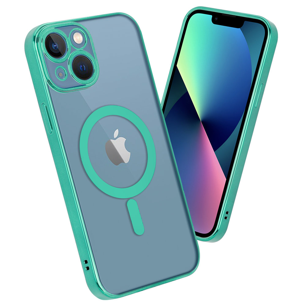 ShieldCase® ShieldCase iPhone 13 Hülle Transparent Magsafe Metallbeschichtung (Grün) ShieldCase® ShieldCase iPhone 13 Hülle Transparent Magsafe Metallbeschichtung (Grün)