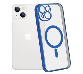 ShieldCase® iPhone 14 Hülle Transparent Magsafe Metallbeschichtung (Dunkelblau) ShieldCase® iPhone 14 Hülle Transparent Magsafe Metallbeschichtung (Dunkelblau)