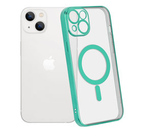 ShieldCase® iPhone 14 Hülle Transparent Magsafe Metallbeschichtung (Grün) ShieldCase® iPhone 14 Hülle Transparent Magsafe Metallbeschichtung (Grün)