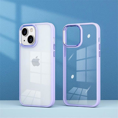 Coverzs Coverzs iPhone 14 Solid Bumper Case matt (Lila) Coverzs Coverzs iPhone 14 Solid Bumper Case matt (Lila)