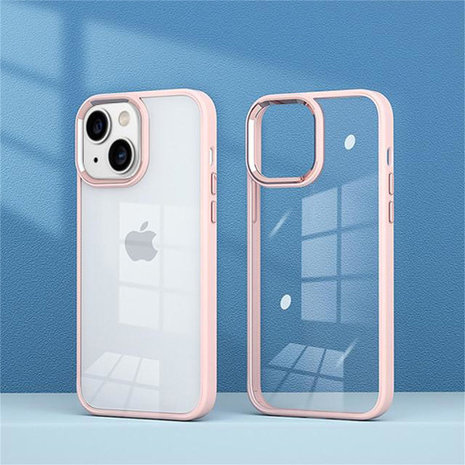 Coverzs Coverzs iPhone 14 Plus Solid Bumper Case matt (Rosa) Coverzs Coverzs iPhone 14 Plus Solid Bumper Case matt (Rosa)