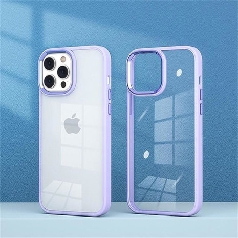 Coverzs Coverzs iPhone 14 Pro Max Solid Bumper Case matt (Lila) Coverzs Coverzs iPhone 14 Pro Max Solid Bumper Case matt (Lila)
