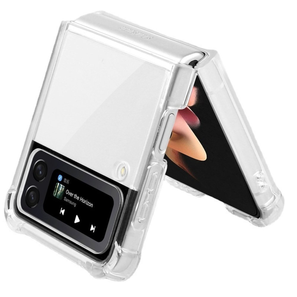 ShieldCase® ShieldCase Samsung Galaxy Z Flip 4 Hülle Magsafe Shock Case Transparent ShieldCase® ShieldCase Samsung Galaxy Z Flip 4 Hülle Magsafe Shock Case Transparent