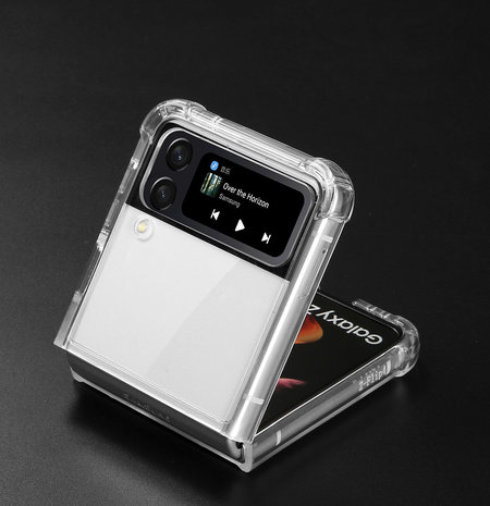 ShieldCase® ShieldCase Samsung Galaxy Z Flip 4 Hülle Magsafe Shock Case Transparent ShieldCase® ShieldCase Samsung Galaxy Z Flip 4 Hülle Magsafe Shock Case Transparent