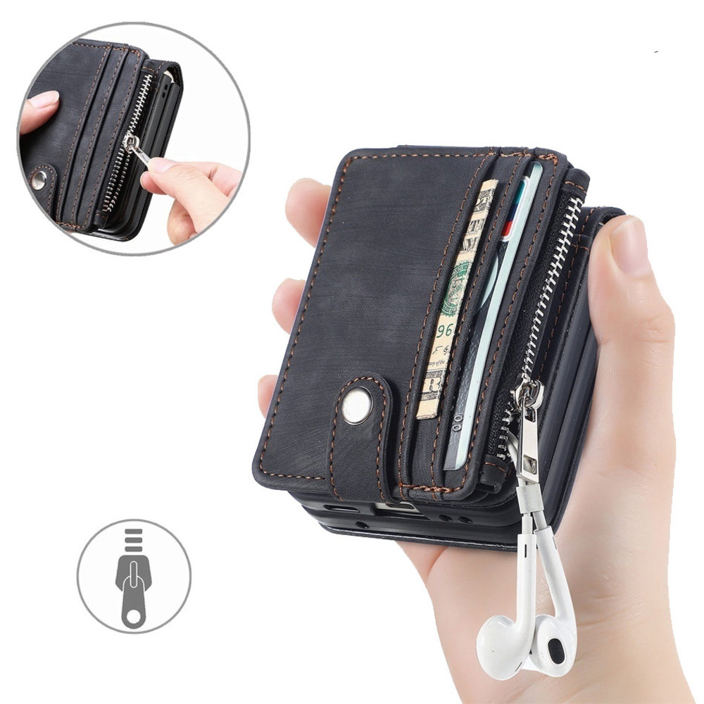 ShieldCase® ShieldCase Samsung Galaxy Z Flip 4 Case Abnehmbare Wallet (Schwarz) ShieldCase® ShieldCase Samsung Galaxy Z Flip 4 Case Abnehmbare Wallet (Schwarz)