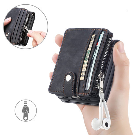 ShieldCase® ShieldCase Samsung Galaxy Z Flip 4 Case Abnehmbare Wallet (Schwarz) ShieldCase® ShieldCase Samsung Galaxy Z Flip 4 Case Abnehmbare Wallet (Schwarz)