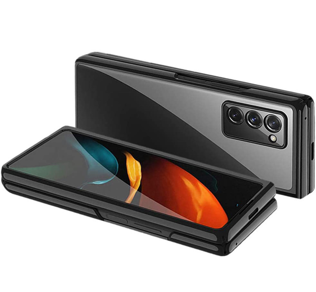 ShieldCase® ShieldCase Samsung Galaxy Z Fold 4 Hülle Metallic (Schwarz) ShieldCase® ShieldCase Samsung Galaxy Z Fold 4 Hülle Metallic (Schwarz)