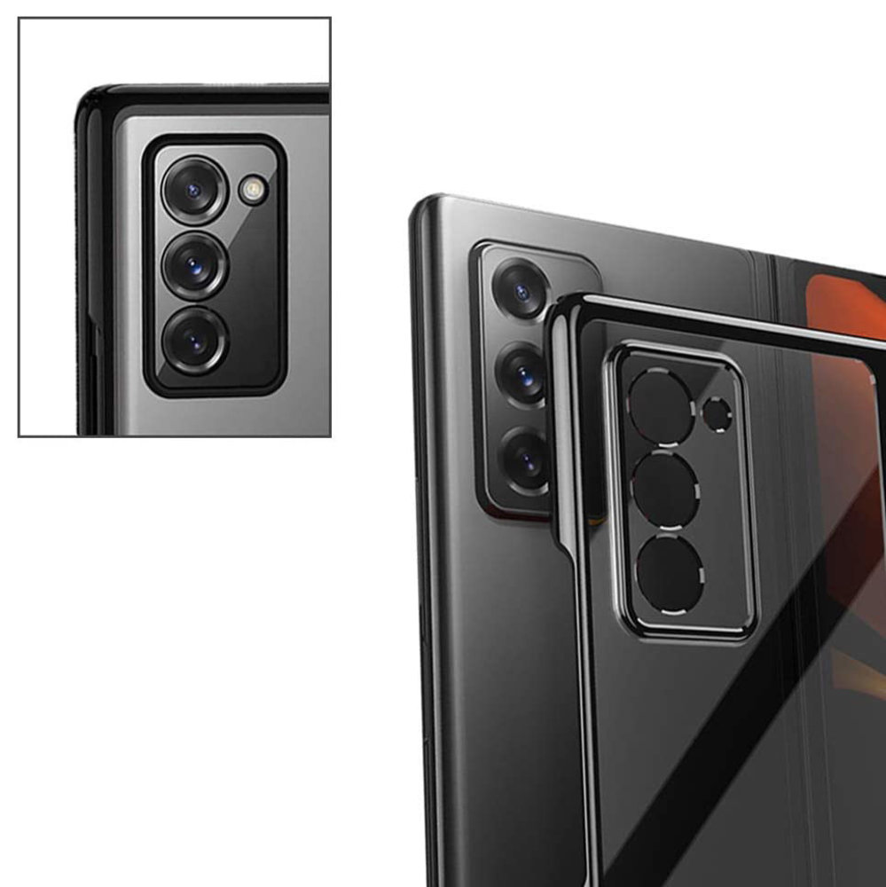 ShieldCase® ShieldCase Samsung Galaxy Z Fold 4 Hülle Metallic (Schwarz) ShieldCase® ShieldCase Samsung Galaxy Z Fold 4 Hülle Metallic (Schwarz)