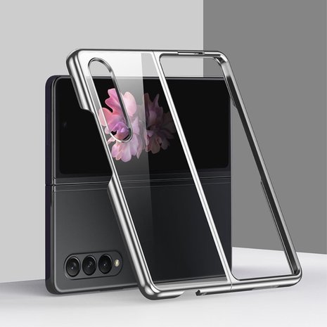 ShieldCase® ShieldCase Samsung Galaxy Z Fold 4 Hülle Metallic (Silber)
