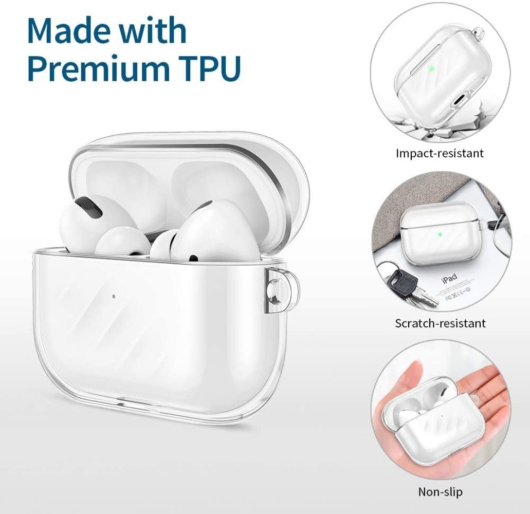 ShieldCase® ShieldCase Airpods Pro 2 Silikonhülle (Transparent) ShieldCase® ShieldCase Airpods Pro 2 Silikonhülle (Transparent)
