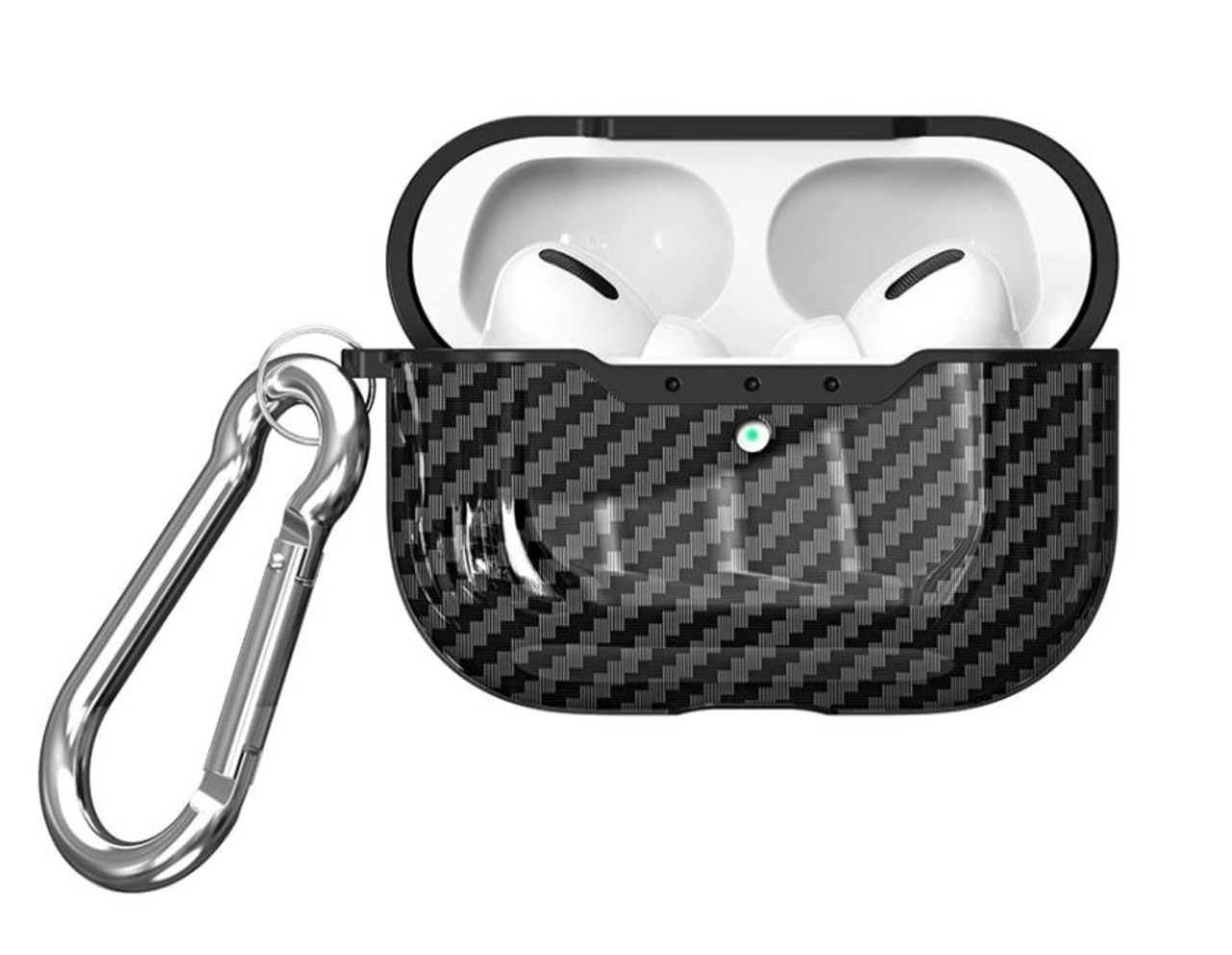 ShieldCase® ShieldCase Black Stripe Airpods Pro 2 Hülle (Schwarz) ShieldCase® ShieldCase Black Stripe Airpods Pro 2 Hülle (Schwarz)