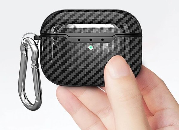 ShieldCase® ShieldCase Black Stripe Airpods Pro 2 Hülle (Schwarz) ShieldCase® ShieldCase Black Stripe Airpods Pro 2 Hülle (Schwarz)