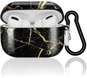ShieldCase® Amazing Black Marble Airpods Pro 2 Hülle (Schwarz) ShieldCase® Amazing Black Marble Airpods Pro 2 Hülle (Schwarz)