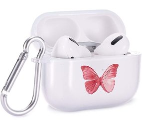 ShieldCase® Butterfly Kisses Apple Airpods Pro 2 Hülle (Transparent/Pink) ShieldCase® Butterfly Kisses Apple Airpods Pro 2 Hülle (Transparent/Pink)