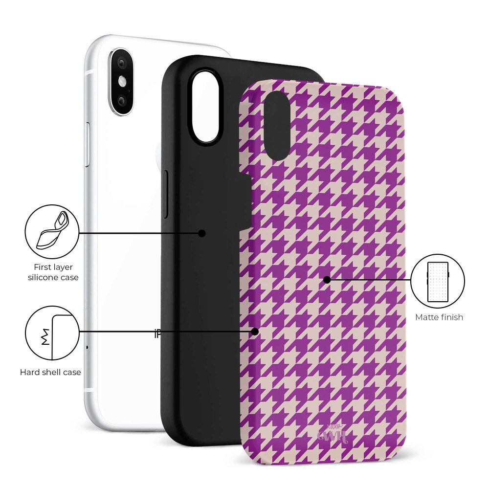 xoxo Wildhearts xoxo Wildhearts When In Paris Purple - iPhone X/XS Hülle xoxo Wildhearts xoxo Wildhearts When In Paris Purple - iPhone X/XS Hülle