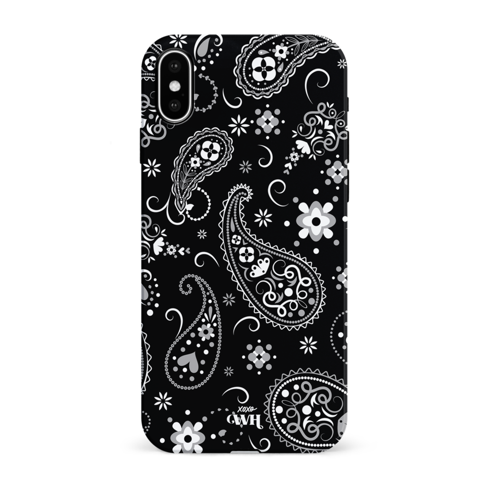 xoxo Wildhearts xoxo Wildhearts Paisley Dawn Black - iPhone X/XS Hülle xoxo Wildhearts xoxo Wildhearts Paisley Dawn Black - iPhone X/XS Hülle