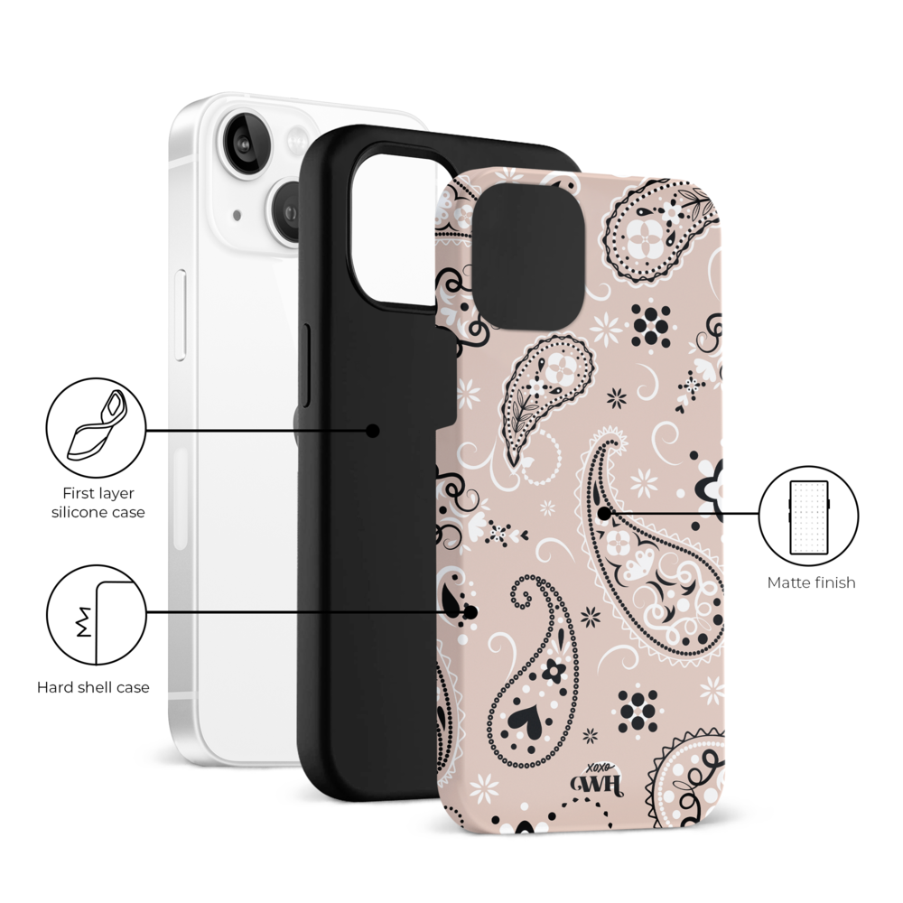 xoxo Wildhearts xoxo Wildhearts Paisley Dawn Nude - iPhone 14 Hülle xoxo Wildhearts xoxo Wildhearts Paisley Dawn Nude - iPhone 14 Hülle