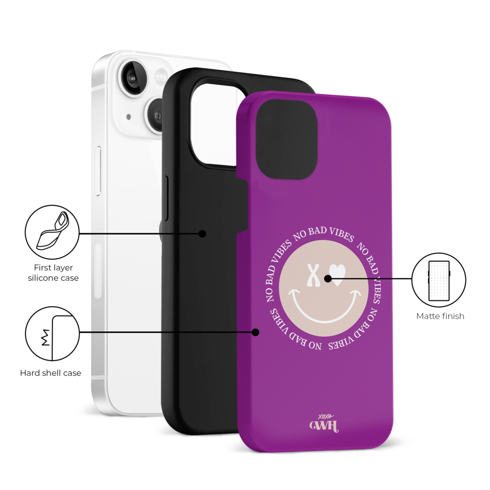 xoxo Wildhearts xoxo Wildhearts No Bad Vibes - iPhone 13 Hülle xoxo Wildhearts xoxo Wildhearts No Bad Vibes - iPhone 13 Hülle