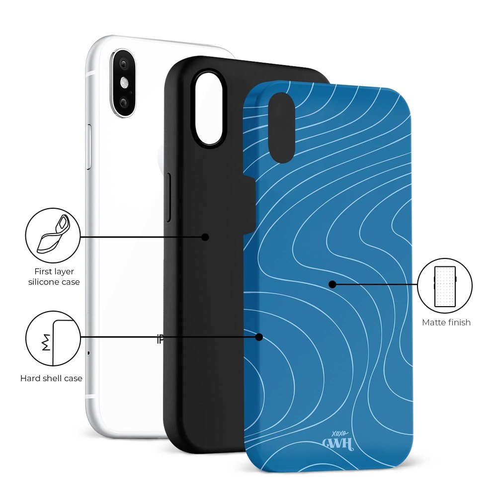 xoxo Wildhearts xoxo Wildhearts Catching Flights Blue - iPhone X/XS Hülle xoxo Wildhearts xoxo Wildhearts Catching Flights Blue - iPhone X/XS Hülle