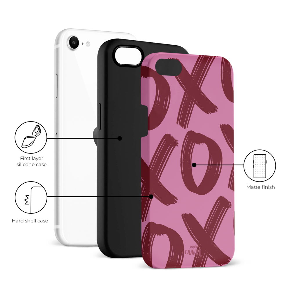 xoxo Wildhearts xoxo Wildhearts Can't Talk Now Pink - iPhone 7/8 SE Hülle xoxo Wildhearts xoxo Wildhearts Can't Talk Now Pink - iPhone 7/8 SE Hülle