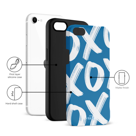 xoxo Wildhearts xoxo Wildhearts Can't Talk Now Blue - iPhone 7/8 SE Hülle xoxo Wildhearts xoxo Wildhearts Can't Talk Now Blue - iPhone 7/8 SE Hülle