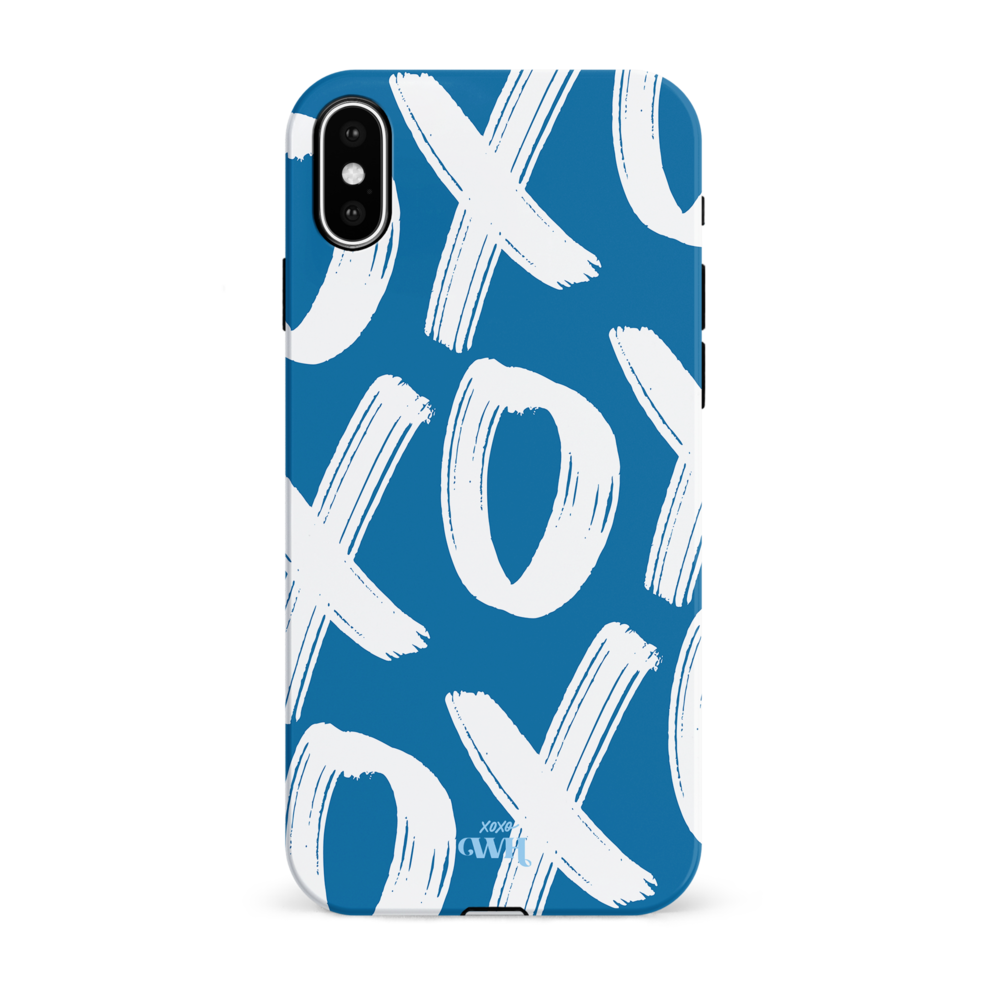 xoxo Wildhearts xoxo Wildhearts Can't Talk Now Blue - iPhone X/XS Hülle