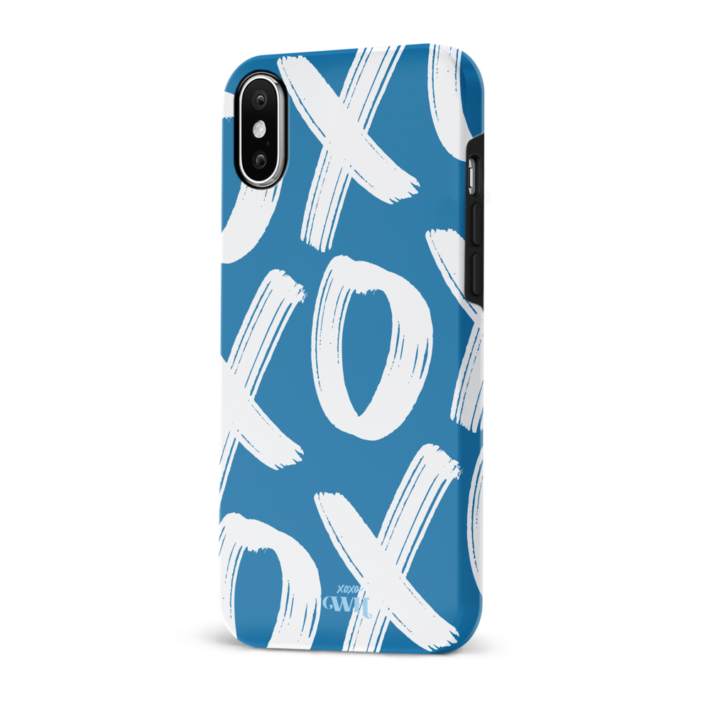 xoxo Wildhearts xoxo Wildhearts Can't Talk Now Blue - iPhone X/XS Hülle