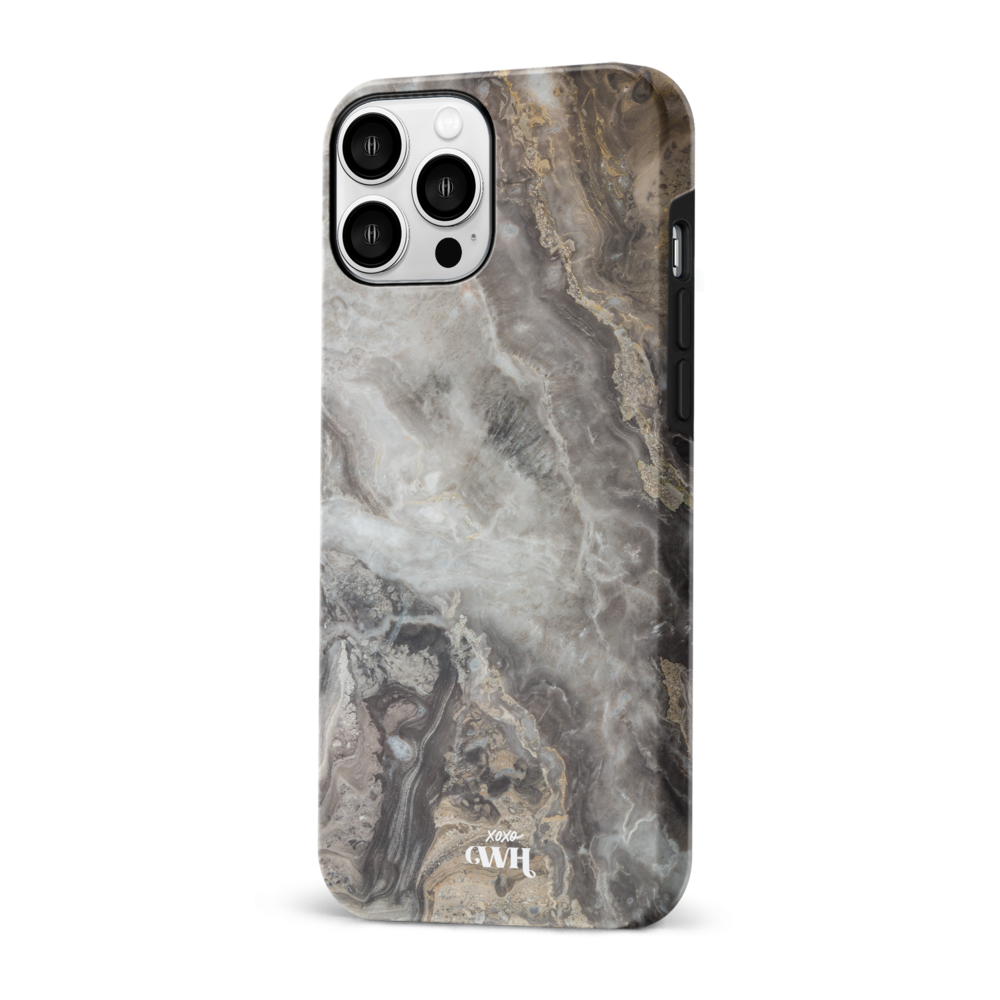 xoxo Wildhearts xoxo Wildhearts Marble Grey River - iPhone 14 Pro Max Hülle xoxo Wildhearts xoxo Wildhearts Marble Grey River - iPhone 14 Pro Max Hülle