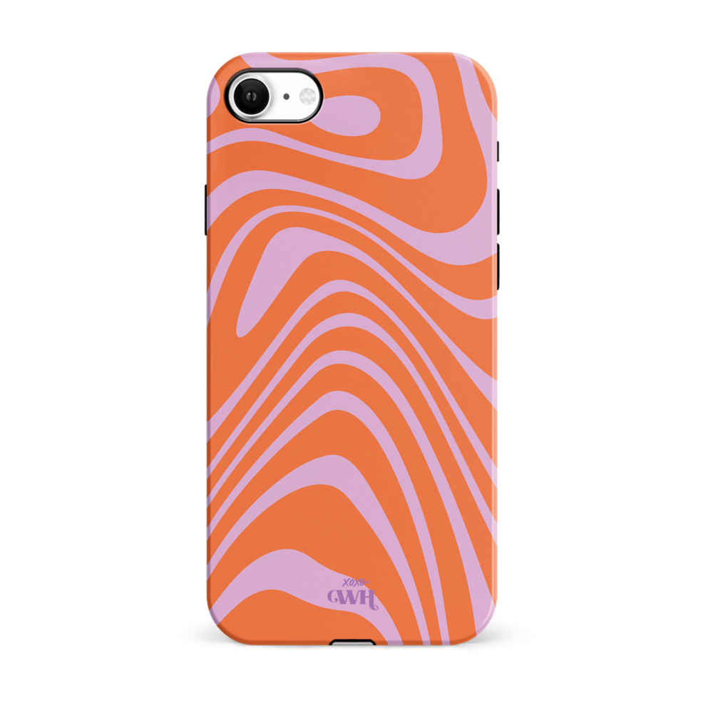 xoxo Wildhearts xoxo Wildhearts Boogie Wonderland Orange - iPhone 7/8 SE Hülle