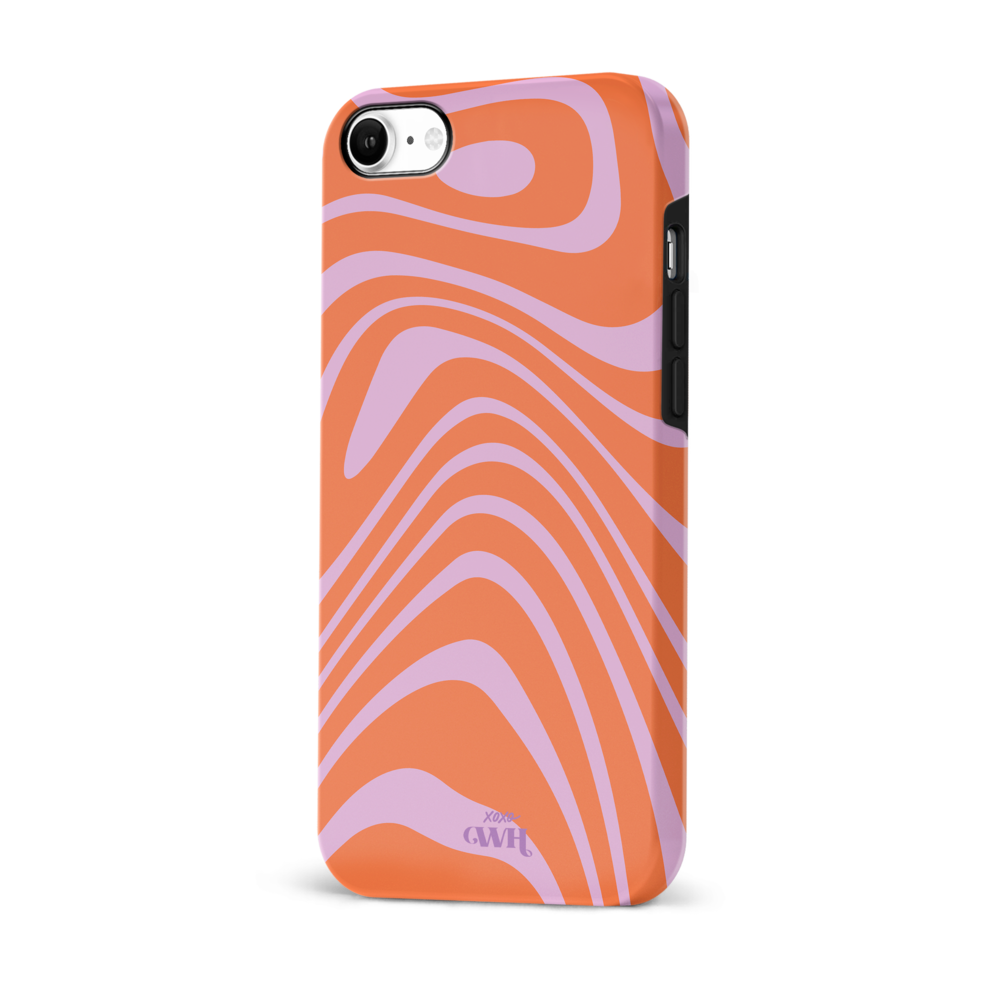xoxo Wildhearts xoxo Wildhearts Boogie Wonderland Orange - iPhone 7/8 SE Hülle