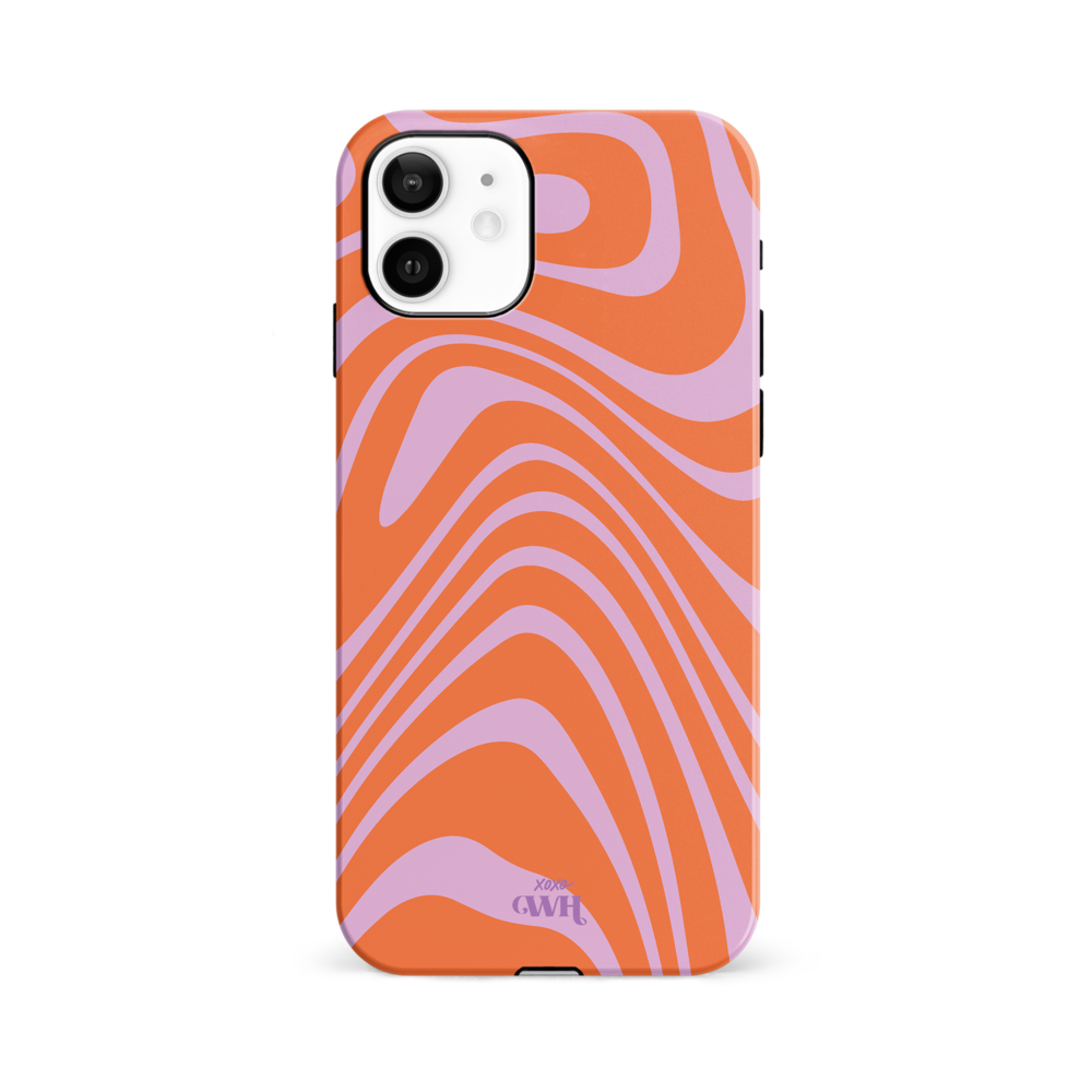 xoxo Wildhearts xoxo Wildhearts Boogie Wonderland Orange - iPhone 12 Hülle
