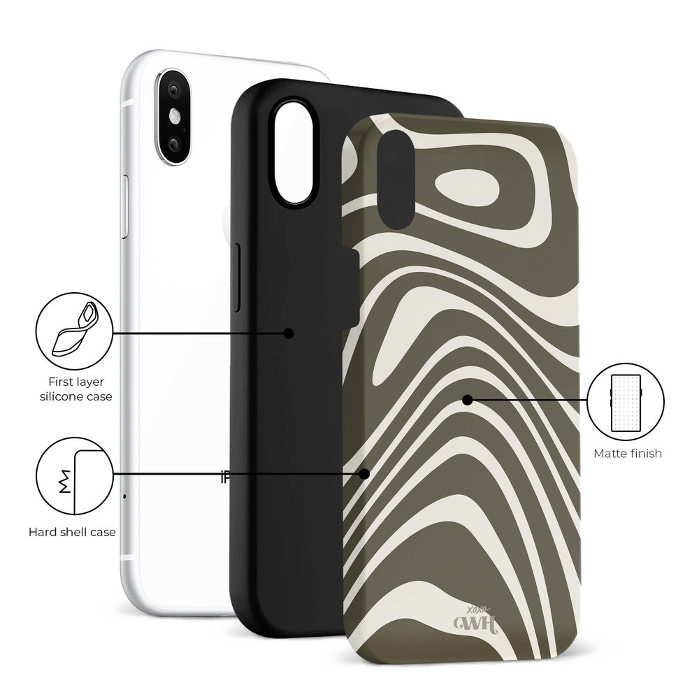 xoxo Wildhearts xoxo Wildhearts Boogie Wonderland Green - iPhone X/XS Hülle