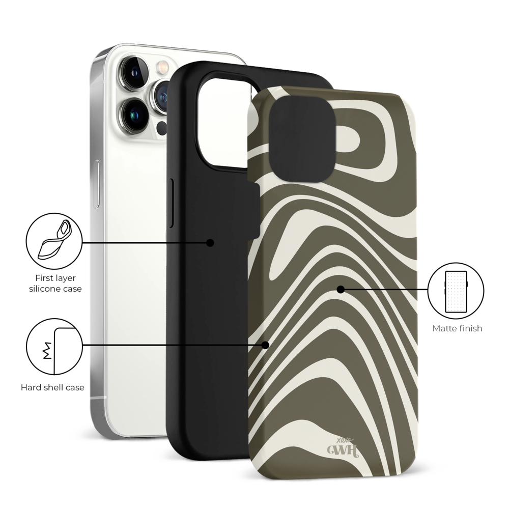 xoxo Wildhearts xoxo Wildhearts Boogie Wonderland Green - iPhone 12 Pro Hülle