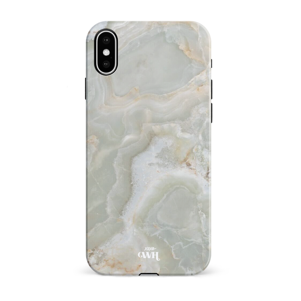 xoxo Wildhearts xoxo Wildhearts Marble Green Illusion - iPhone X/XS Hülle xoxo Wildhearts xoxo Wildhearts Marble Green Illusion - iPhone X/XS Hülle