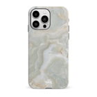 xoxo Wildhearts xoxo Wildhearts Marble Green Illusion - iPhone 14 Pro Hülle
