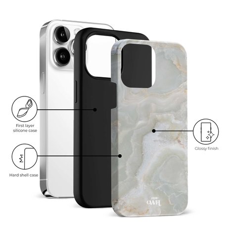 xoxo Wildhearts xoxo Wildhearts Marble Green Illusion - iPhone 14 Pro Max Hülle xoxo Wildhearts xoxo Wildhearts Marble Green Illusion - iPhone 14 Pro Max Hülle