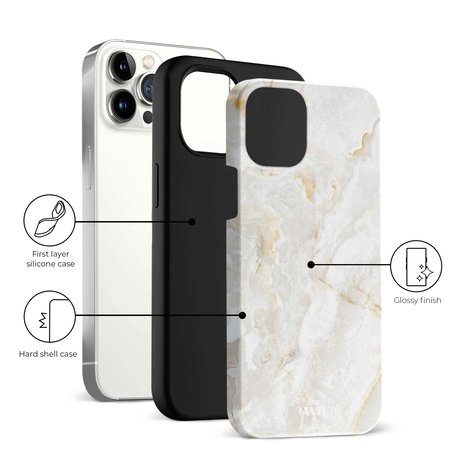 xoxo Wildhearts xoxo Wildhearts Marble Off Whites - iPhone 11 Pro Max Hülle xoxo Wildhearts xoxo Wildhearts Marble Off Whites - iPhone 11 Pro Max Hülle