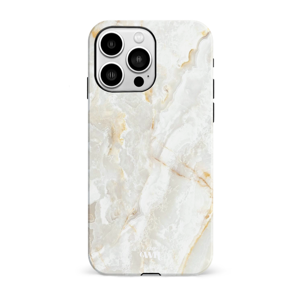 xoxo Wildhearts xoxo Wildhearts Marble Off Whites - iPhone 13 Pro Hülle xoxo Wildhearts xoxo Wildhearts Marble Off Whites - iPhone 13 Pro Hülle