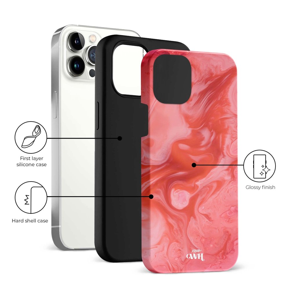 xoxo Wildhearts xoxo Wildhearts Marble Red Lips - iPhone 12 Pro Max Hülle xoxo Wildhearts xoxo Wildhearts Marble Red Lips - iPhone 12 Pro Max Hülle